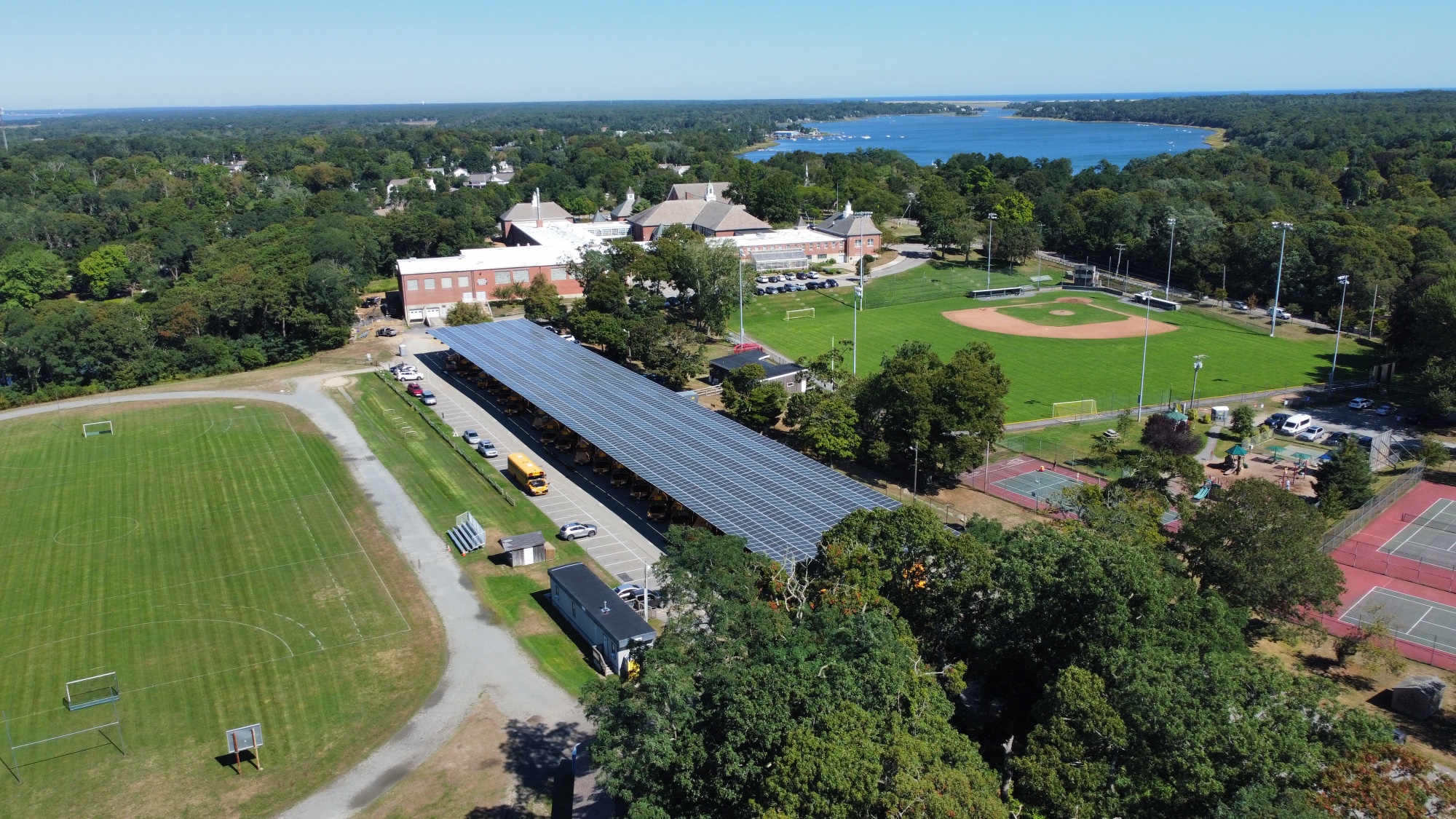 Nauset Middle School Solar Canopy